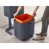JJ - Kosz do segregacji śmieci 60l TotemMax,grafit