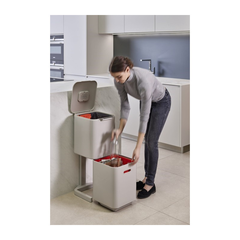 JJ - Kosz do segregacji śmieci 40 l Totem Compact