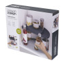 JJ - Dwupoziomowy organizer, szary, CupboardStore